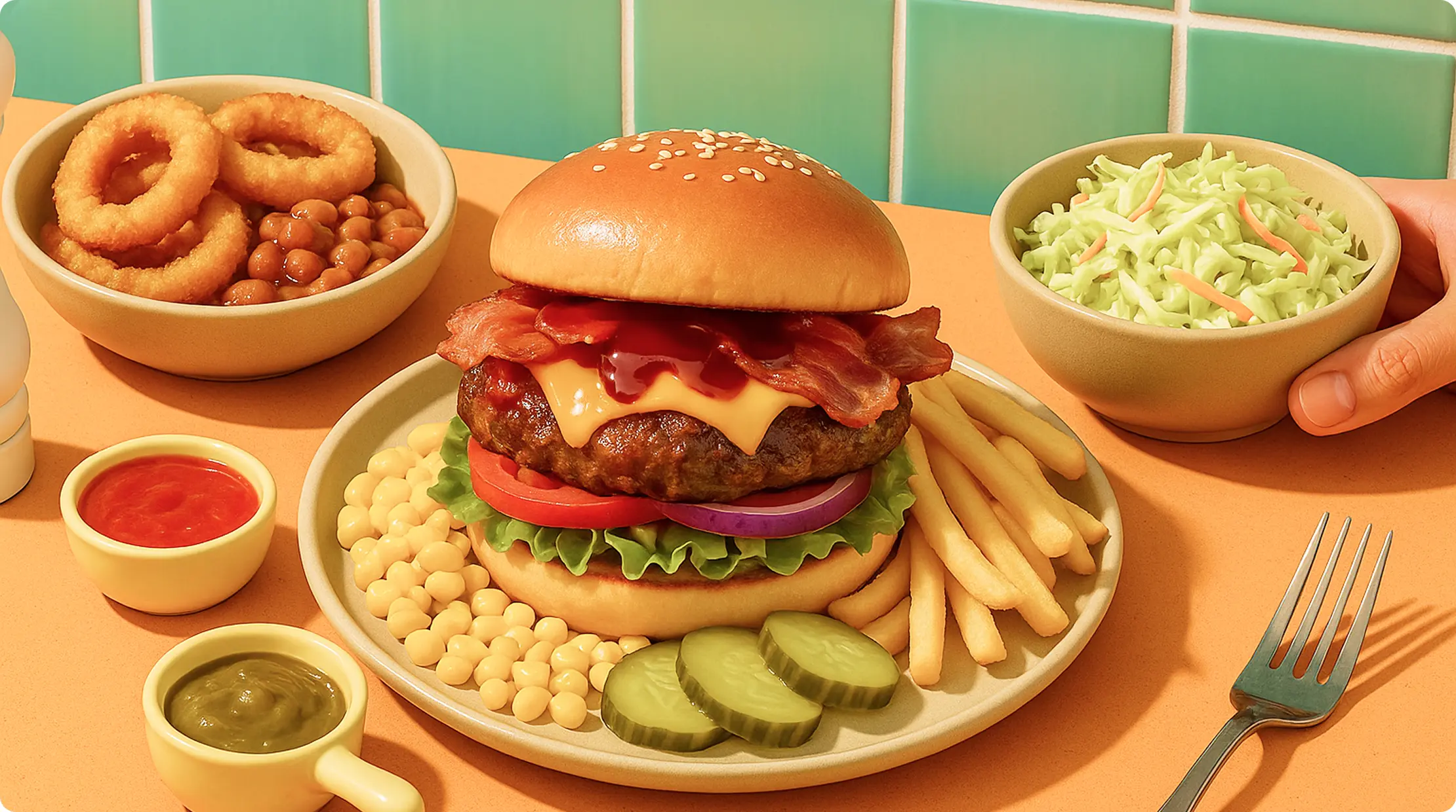 Double Cheesy Burger